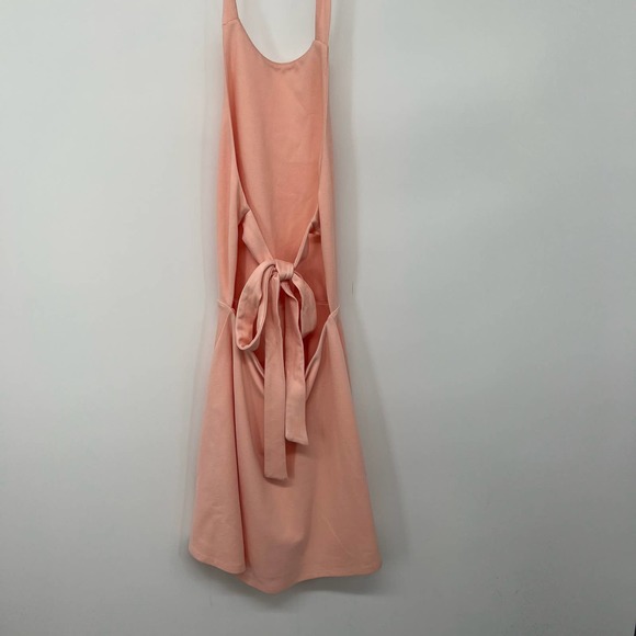 NWT LPA Skater Mini Dress 261 Women's Size XS Blush Pink Halter Neck Open Back - Picture 3 of 10